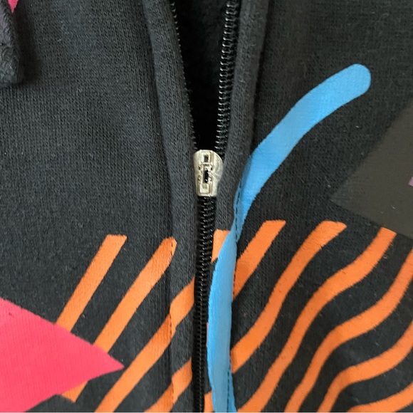 Vintage Neff Loco Zip Front Hoodie 90s Graphics - Medium - Picture 7 of 10